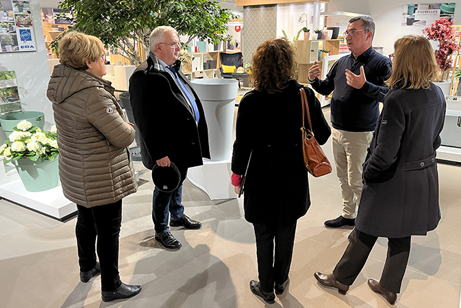 Visite de Mme Bigot Dekeyzer, préfète de l’Ain et Mme Balu, sous-préfète de Nantua