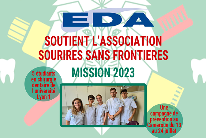 EDA soutient l’association Sourires sans Frontières